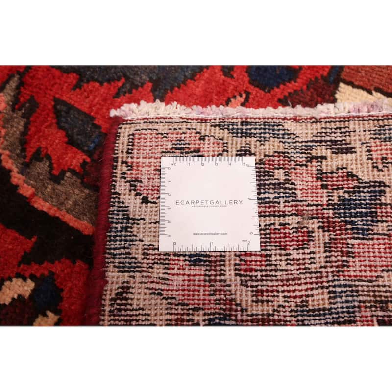 ECARPETGALLERY Hand-knotted Kayseri Vintage Red Wool Rug - 7'0 x 9'11