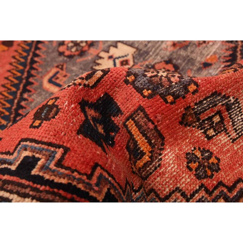 ECARPETGALLERY Hand-knotted Andelz Red Wool Rug - 3'10 x 6'4