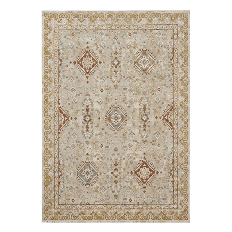 Karastan Rug Windermere Ravenglass Woven Area Rug - 5' x 7' 6" - Cream - Rectangle