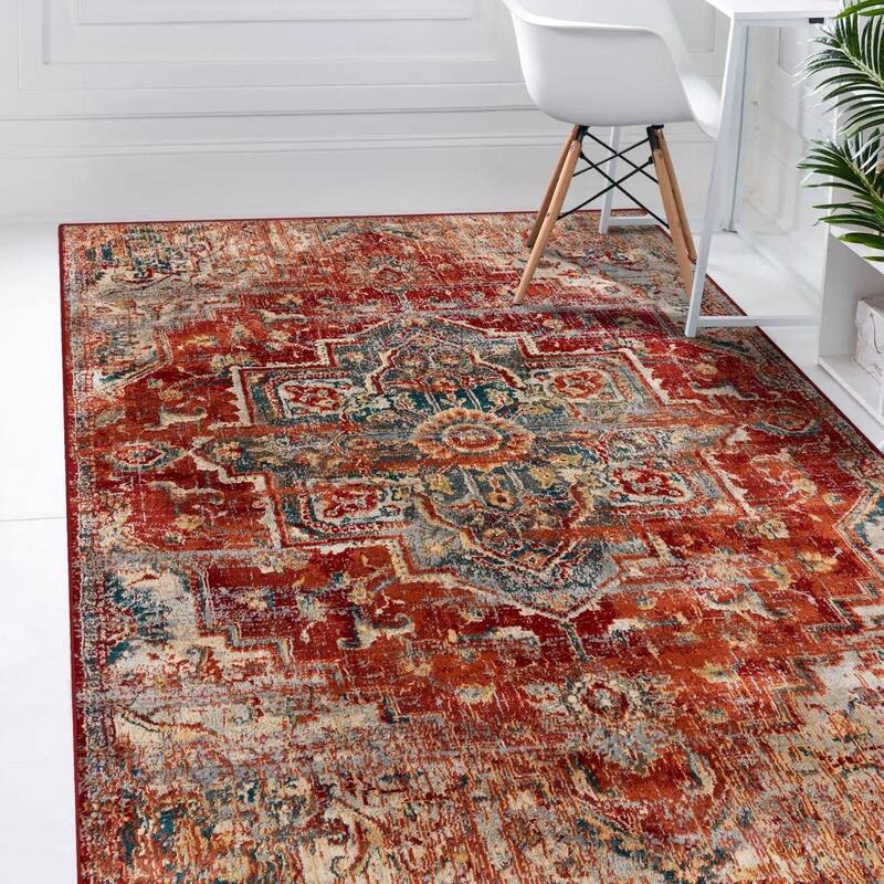 Luxe Weavers Traditional Vintage Oriental Area Rug