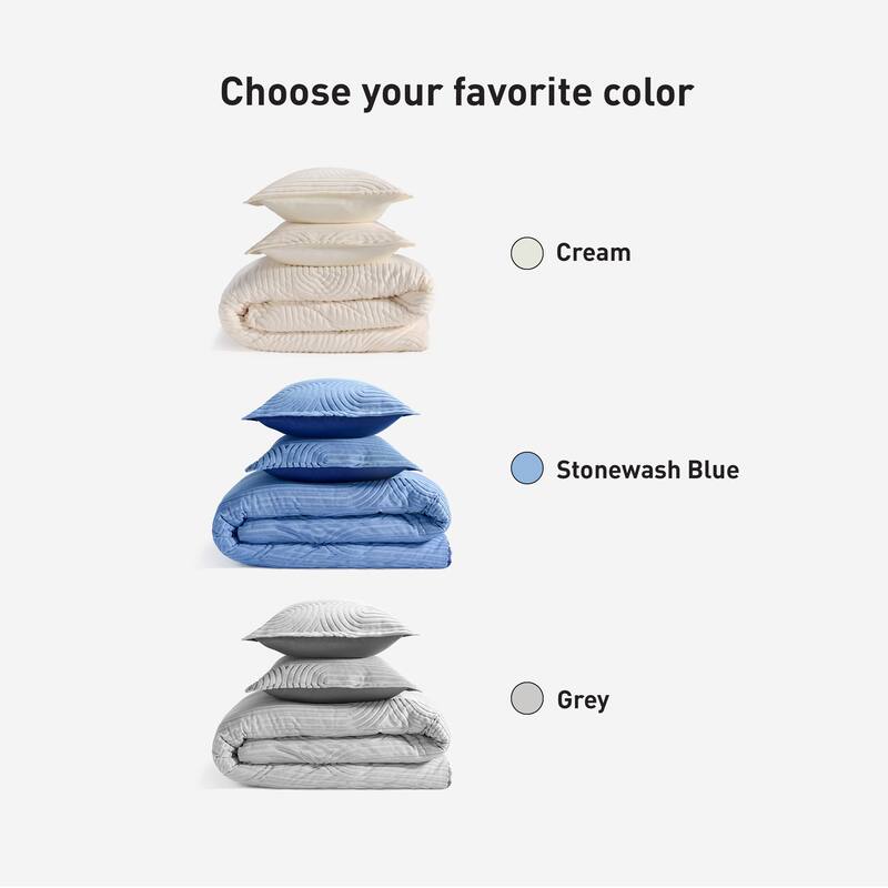 BEDGEAR Performance Duvet Cover and Sham Set - Moisture-Wicking Breathable Cooling Bedding