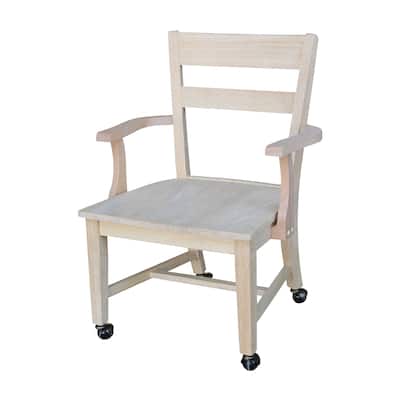 International Concepts Dining Chair with Casters