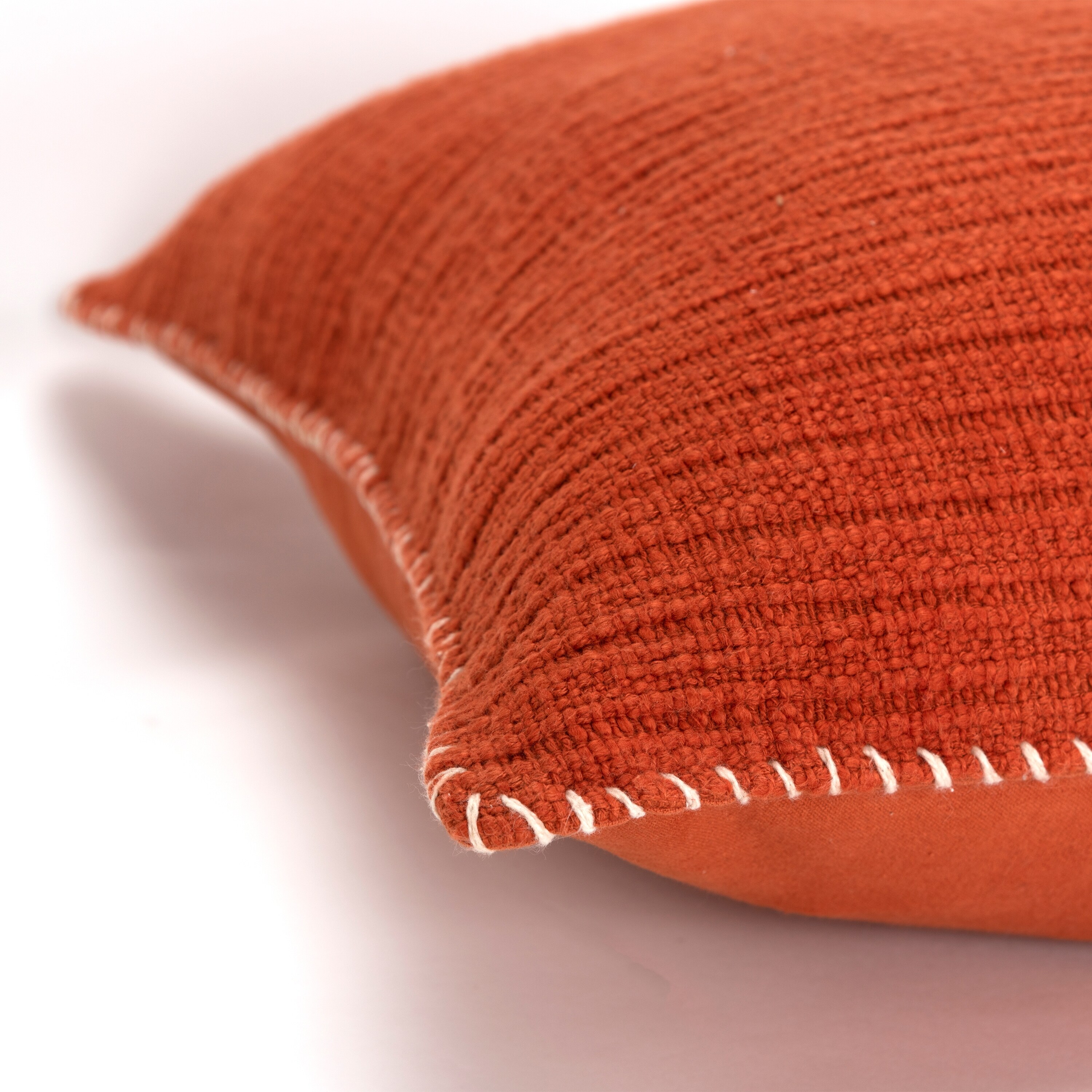 Rizzy Home Textured Stripe Woven Solid Throw Pillow Cover - Picture 22 of 28