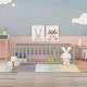 preview thumbnail 20 of 34, Twin Floor Bed Frame, Fun Fence Design with Openable Door, No Slats