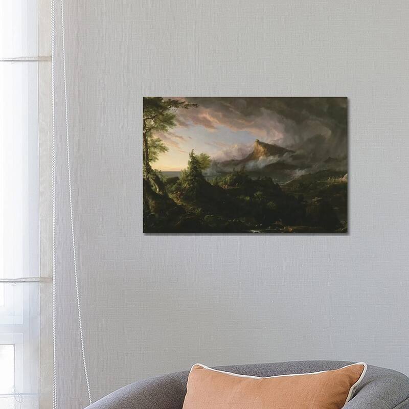 iCanvas "The Course of Empire - The Savage State, 1833-36" by Thomas Cole Canvas Print - 18x26x1.5