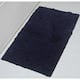 Home Weavers Modesto Collection Absorbent Cotton Machine Washable Bath Rug - 24"x40" - Navy