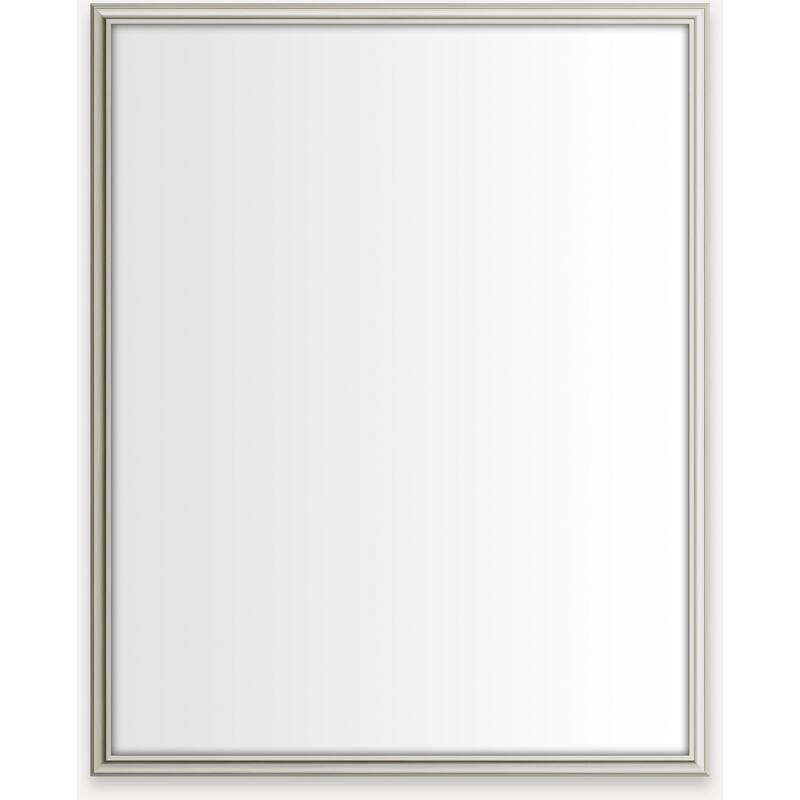 Robern D2C2430D4RMSC Main Line 23-1/4" x 30" Framed Single Door - Nickel - Nickel Finish