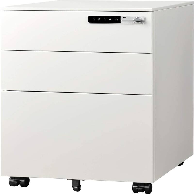3-Drawer Mobile File Cabinet