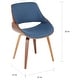 preview thumbnail 7 of 23, Carson Carrington Svellingen Mid-century Modern Upholstered Dining/Accent Chair