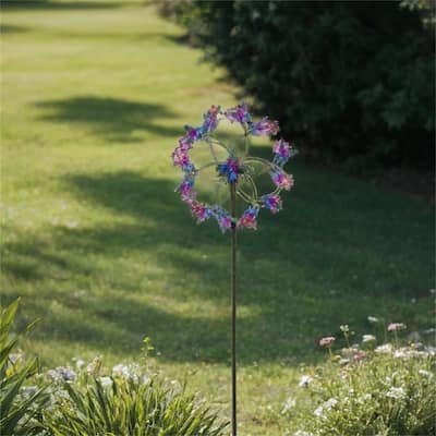360°Rotation Metal Attractive Windmill for Garden
