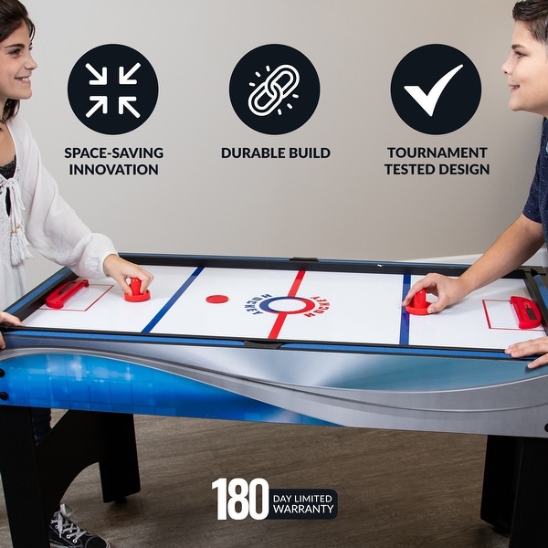 Matrix 54-in 7-in-1 Multi Combo Game Table, Glide Hockey, Foosball