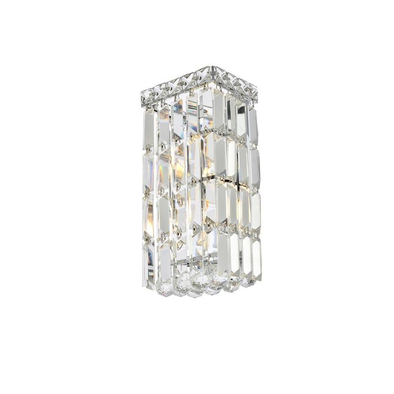 Fleur Illumination 2-light Chrome Wall Sconce