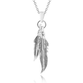 Feather Jewelry Dangle Style Feather Pendant w/Black PVC Rope. Feather Necklace Pendant Charm Black
