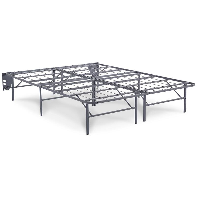 Signature Design by Ashley 10 Inch Chime Memory Foam Black/White 2-Piece Queen Mattress Package