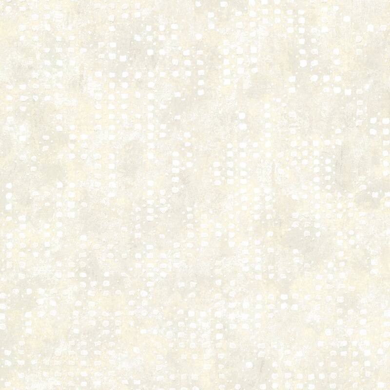A-Street Prints Felsic Cream Studded Cube Wallpaper