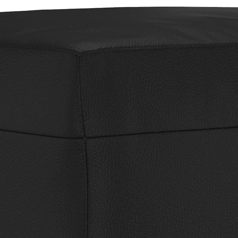 vidaXL Footstool Modern Ottoman Footrest for Living Room Bedroom Faux Leather