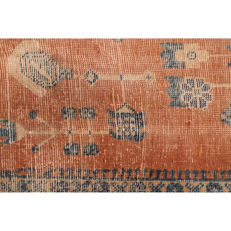 ECARPETGALLERY Hand-knotted Antalya Vintage Copper Wool Rug - 4'6 x 6'0