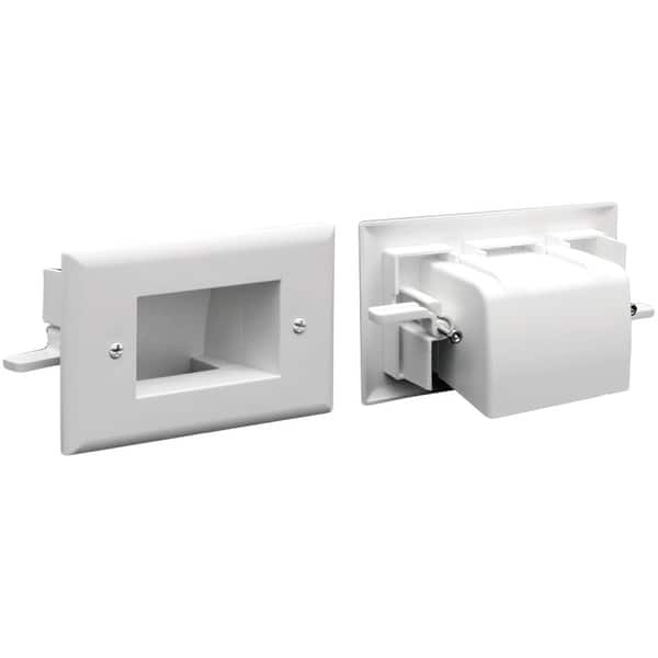 Datacomm Electronics 50 3338 Wh Kit Easy Mount Cable Organizer Kit