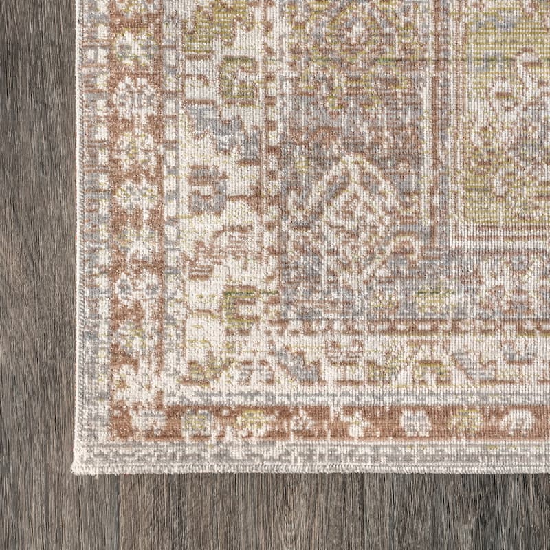 JONATHAN Y Alhambra Ornate Geometric Medallion Area Rug