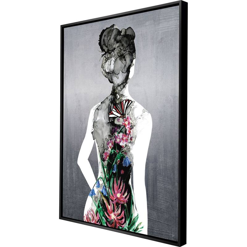 Paragon Silhouette in Bloom I Canvas