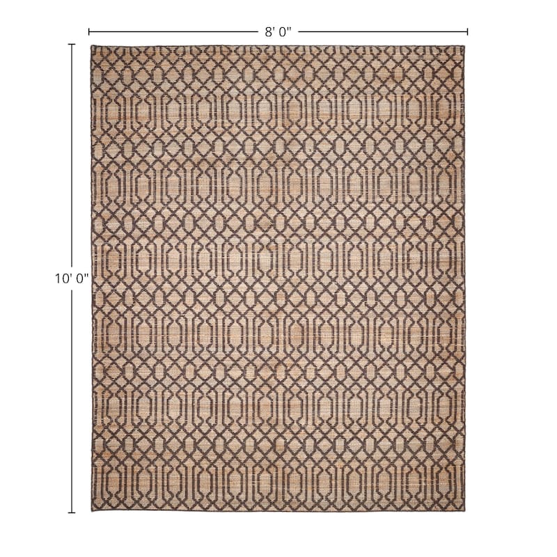 Overton Handmade Modern Contemporary Trellis Area Rug