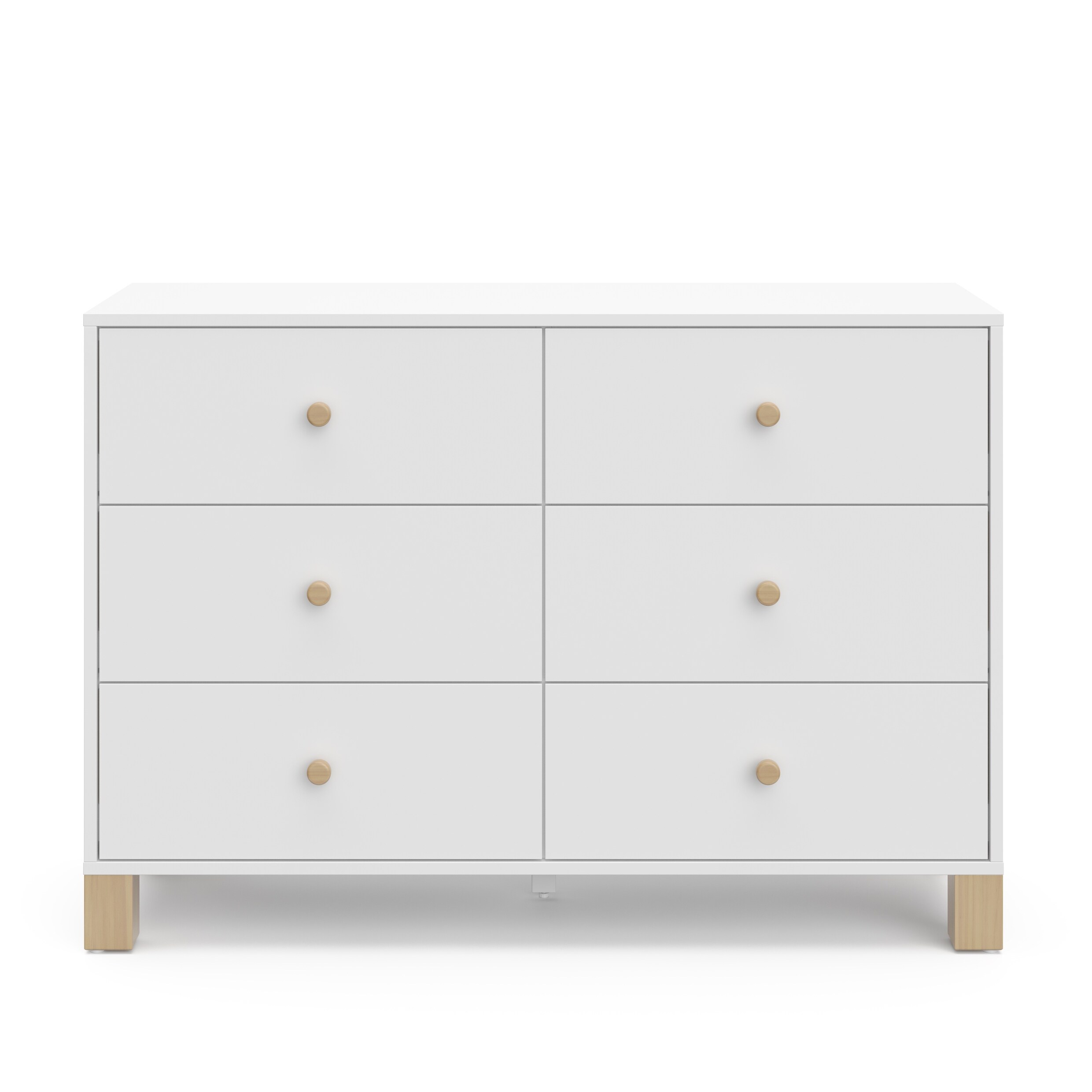 Storkcraft California 6 Drawer Dresser - GREENGUARD Gold Certified,  Interlocking Drawer System - Overstock - 40339734