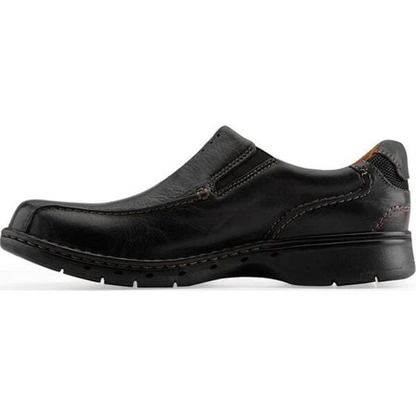 Shop Clarks Men S Un Seal Black Leather Overstock 25597986