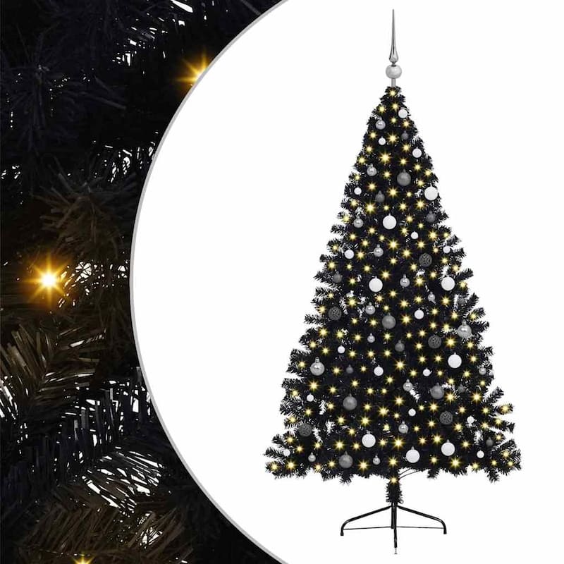 vidaXL Christmas Tree with Decorative String Lights