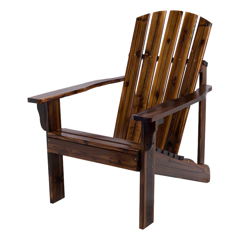 Laguna Hydro-Tex Outdoor Patio Adirondack Wood Chair - Brown