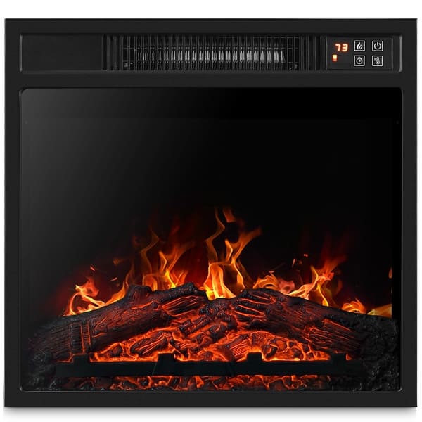 Shop Belleze 18 Embedded Electric Fireplace Insert Remote Heater