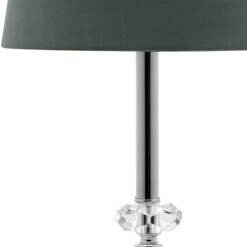 SAFAVIEH Lighting Andria 16-inch Grey Shade Crystal Orb Table Lamp (Set of 2) - 9"x9"x16" - 9"W x 9"D x 16"H
