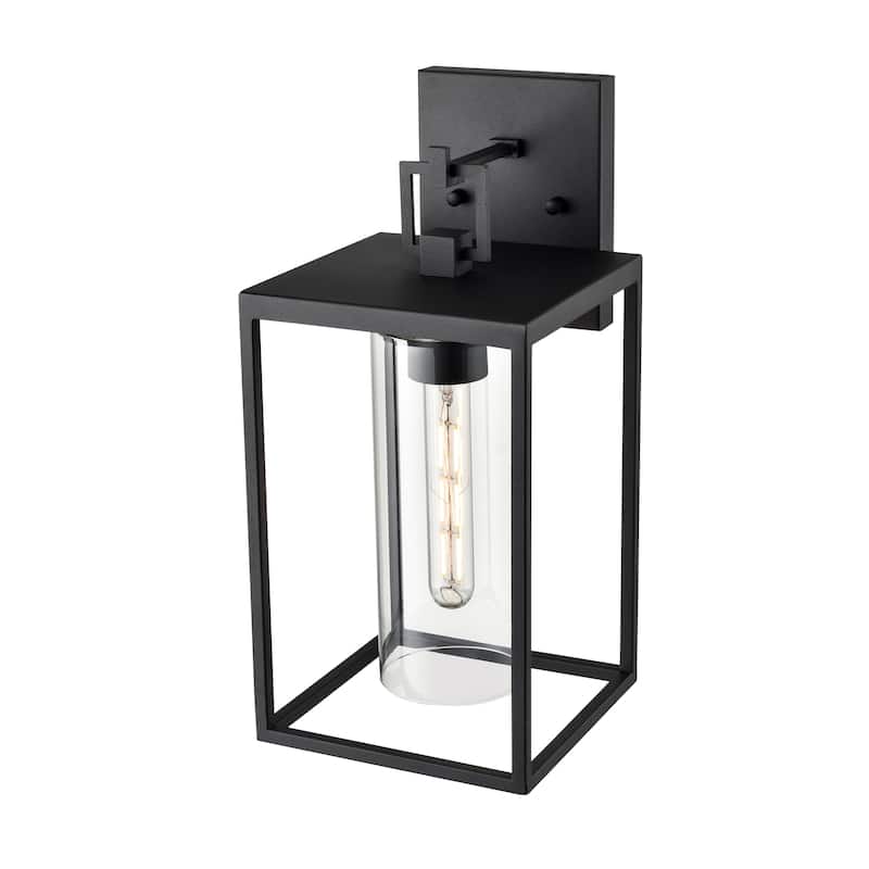 Millennium Lighting Ellway 1 Light Outdoor Wall Sconce in Textured Black