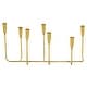 preview thumbnail 13 of 15, CosmoLiving by Cosmopolitan Gold Metal Long Tapered 7 Holder Decorative Candelabra