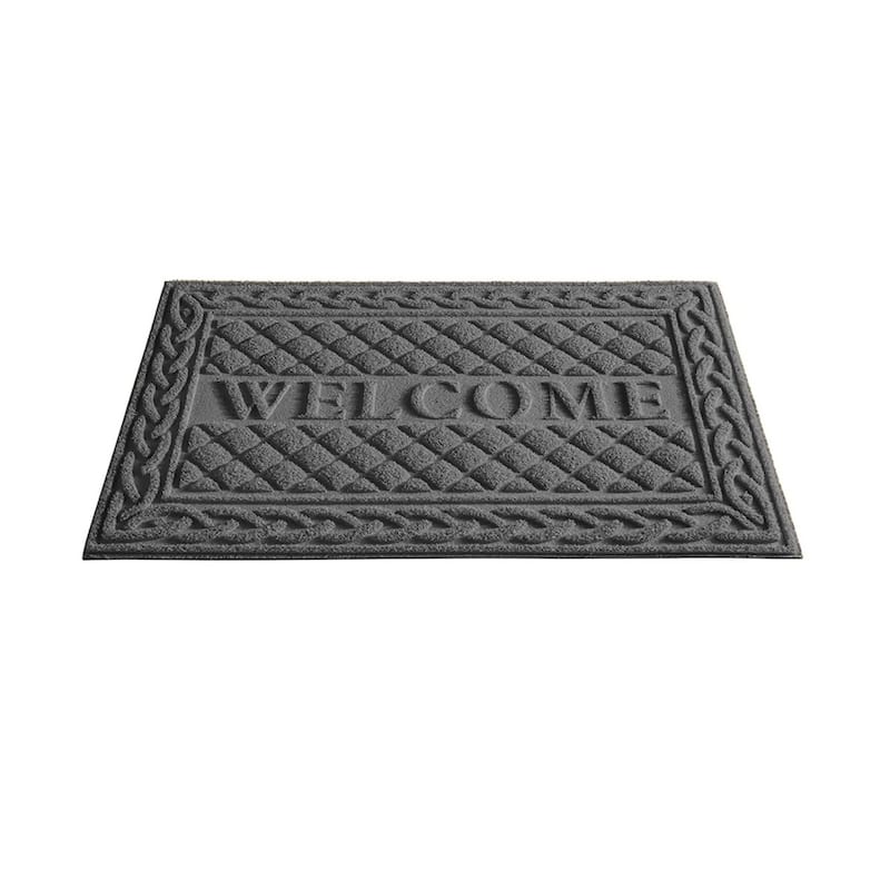 Superio Non-Slip Welcome Doormat for Entry, 18" x 30", Waterproof, Mat
