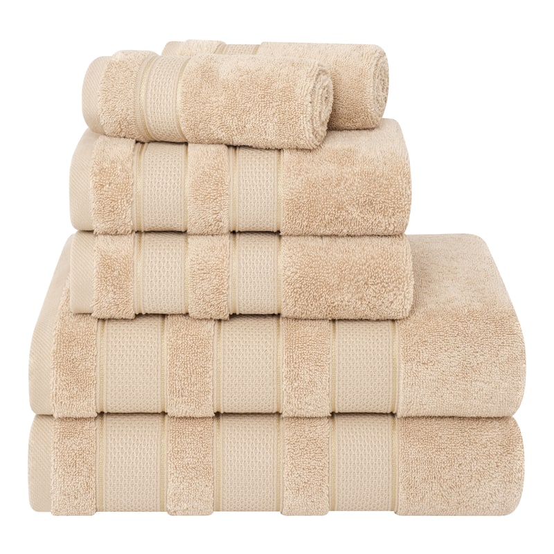 American Soft Linen Salem Collection Turkish Cotton 6 Piece Towel Set