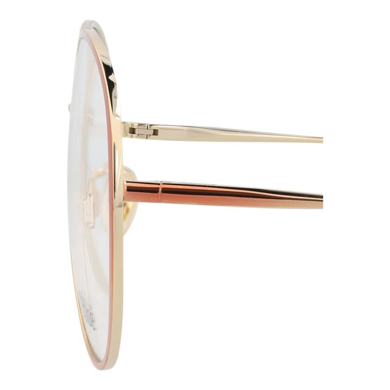 Chloé Aviator-Frame Metal Optical Frames - Nude Nude Transparent