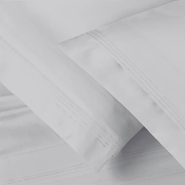 Superior Egyptian Cotton 1500 Thread Count Pillowcase Set - Standard - Platinum