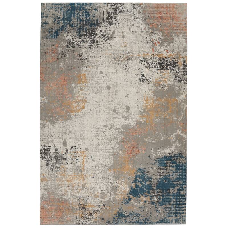 Nourison Rustic Textures Transitional Abstract Area Rug