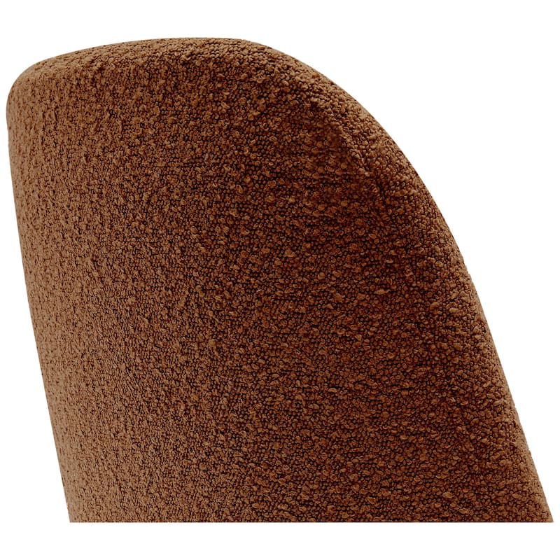Farmhouse Water and Stain Resistant Boucle Upholstered Side Chair (Set of 6)