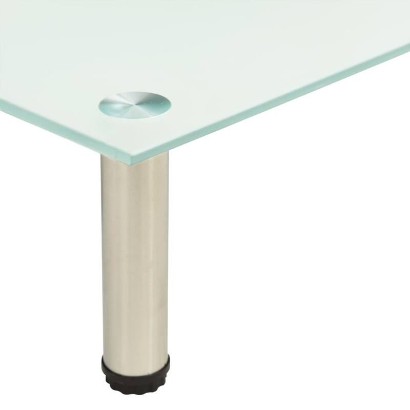 vidaXL TV Stand Entertainment Center HiFi Media Unit Furniture Tempered Glass