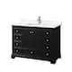 Option Dark Espresso / White Quartz Top / Polished Chrome