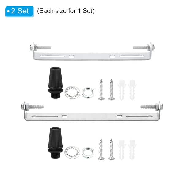 2set 120mm 135mm Ceiling Light Plate Kit Light Fixture Mounting Bracket