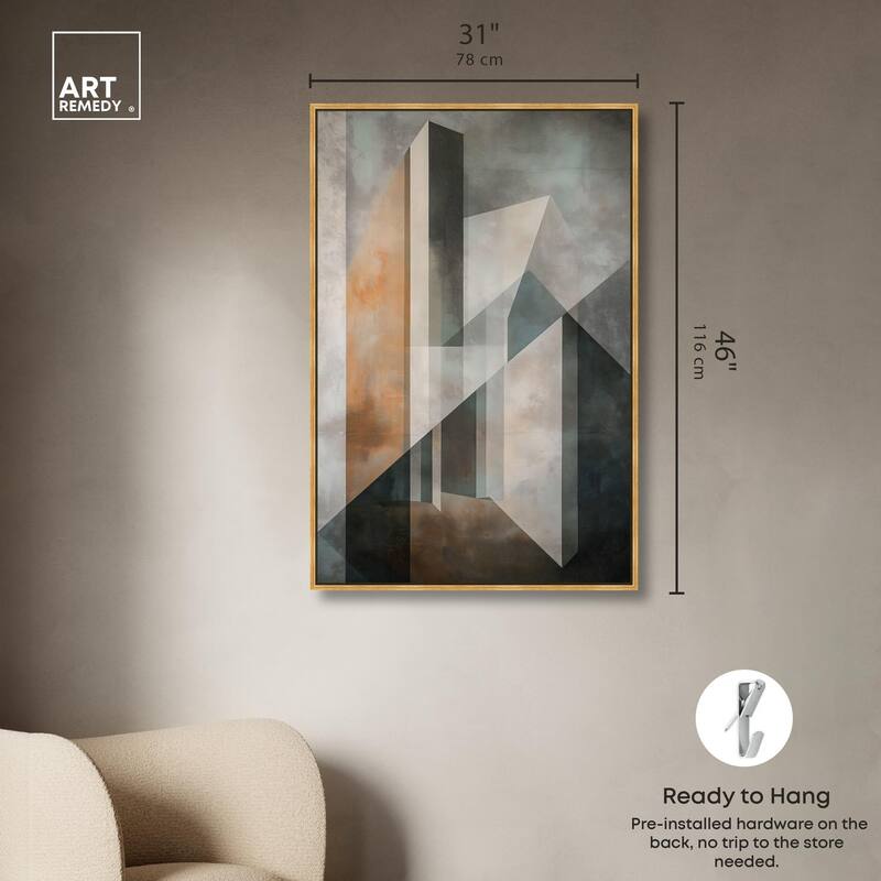 Spatial Geometry Canvas by Art Remedy