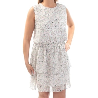 Off White Cynthia Rowley Dresses Find Great Women S Clothing Deals Cynthia Rowley 139 Womens New 1104 Ivory Fl Sleeveless Dress M B