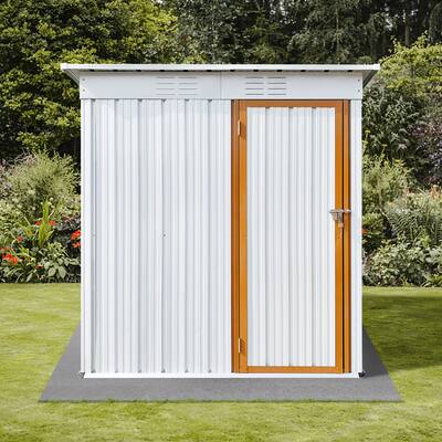 Garden Sheds 5ft×4ft Outdoor Storage Sheds Brown + Black