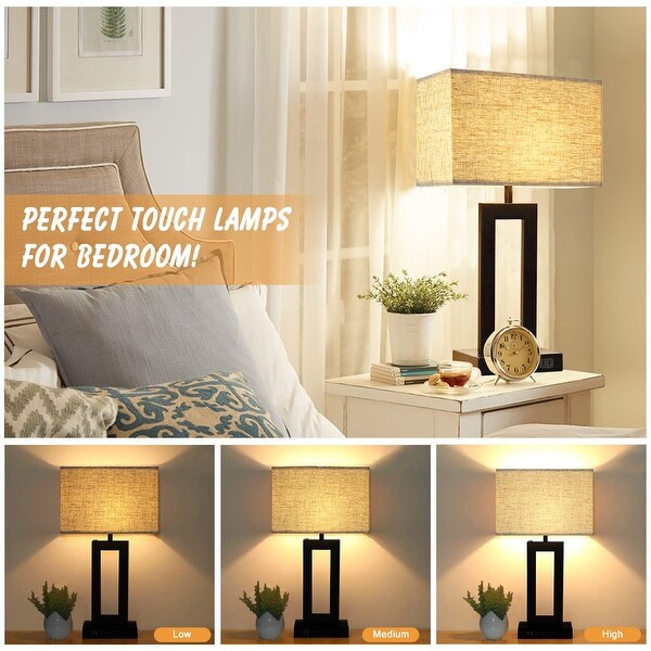 Tall touch bedside lamps store