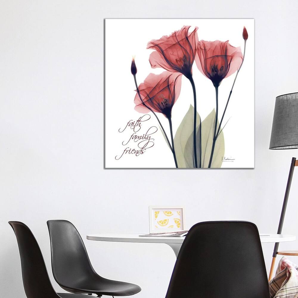 iCanvas "Red Tulip Faith" by Albert Koetsier Canvas Print