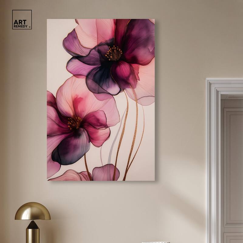 Velvet Verse III Canvas by Art Remedy, Gallery Wrapped
