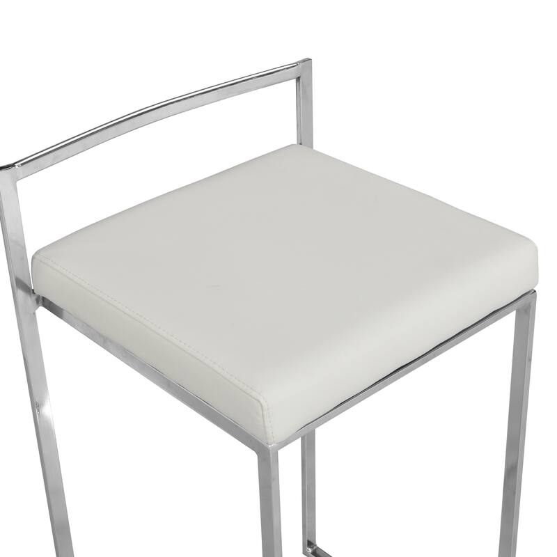 Valerius 25.25 Inch Upholstered Counter Stool