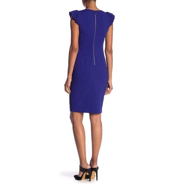calvin klein dresses royal blue